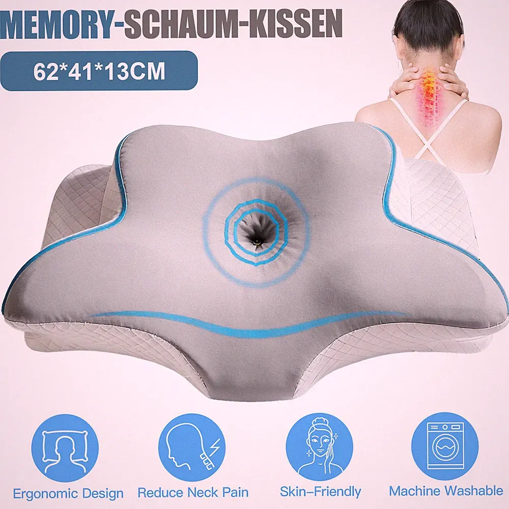 Nackenkissen Stützkissen Nackenstützend für Seiten-, Rücken- und Bauchschläfer