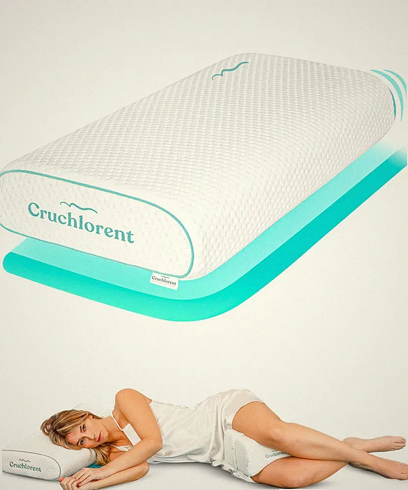 Nackenkissen zum Schlafen Halbstarr Orthopädisch Verstellbar für Schlafende...