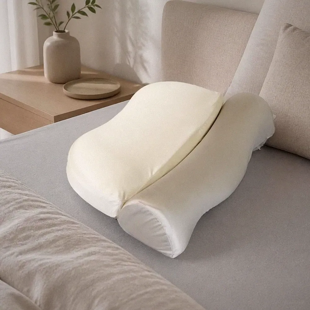 Nackenstützkissen ergonomisch orthopädisches Kissen weich für Rückenschläfer