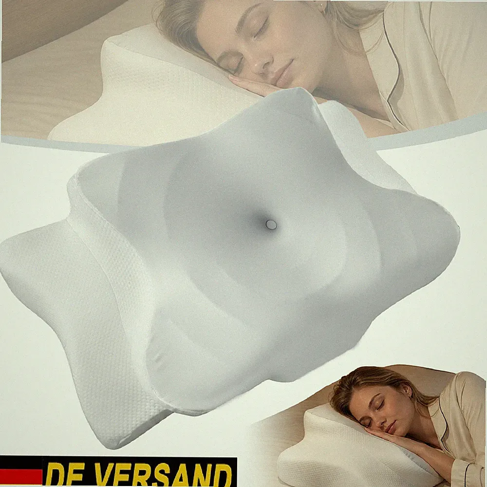 Nackenstützkissen Kühlendes Kopfkissen Seitenschläferkissen Memory Foam Kissen