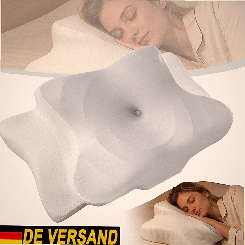 Nackenstützkissen Kühlendes Kopfkissen Seitenschläferkissen Memory Foam Kissen