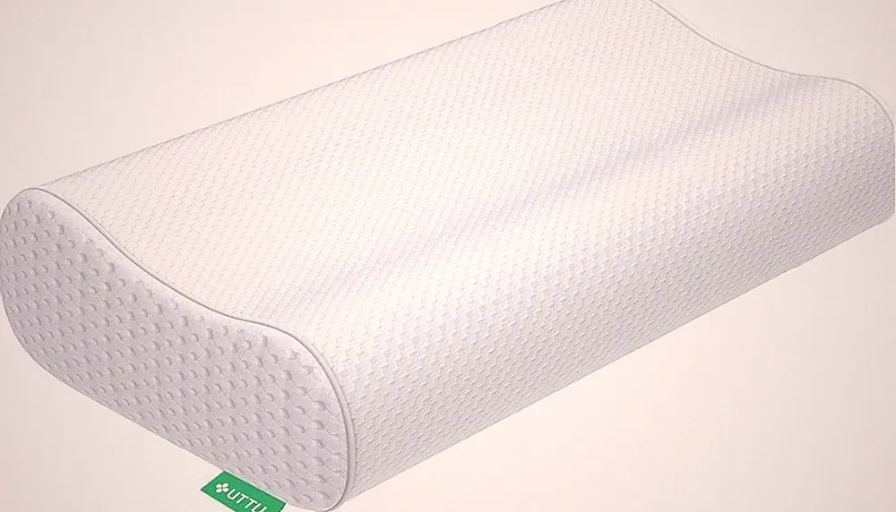 Nackenstützkissen Memory Foam 60x36x13 cm anpassbar Kopfkissen für Schlaf Rücken
