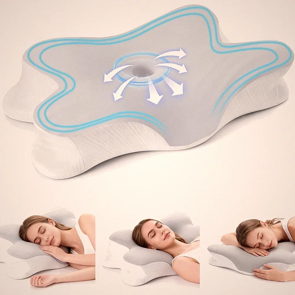 Nackenstützkissen Memory Foam ergonomisch orthopädisch
