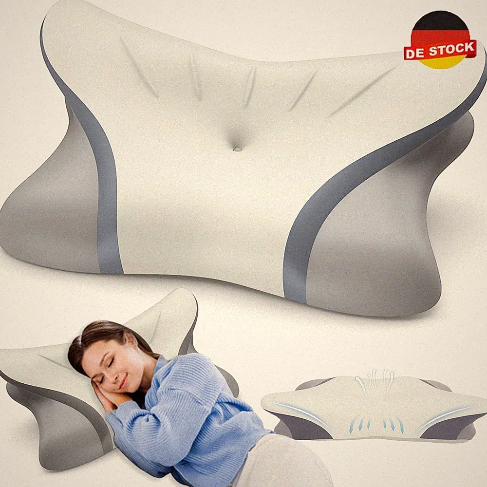 Nackenstützkissen Memory Schaum Kissen Ergonomisches Seitenschläferkissen