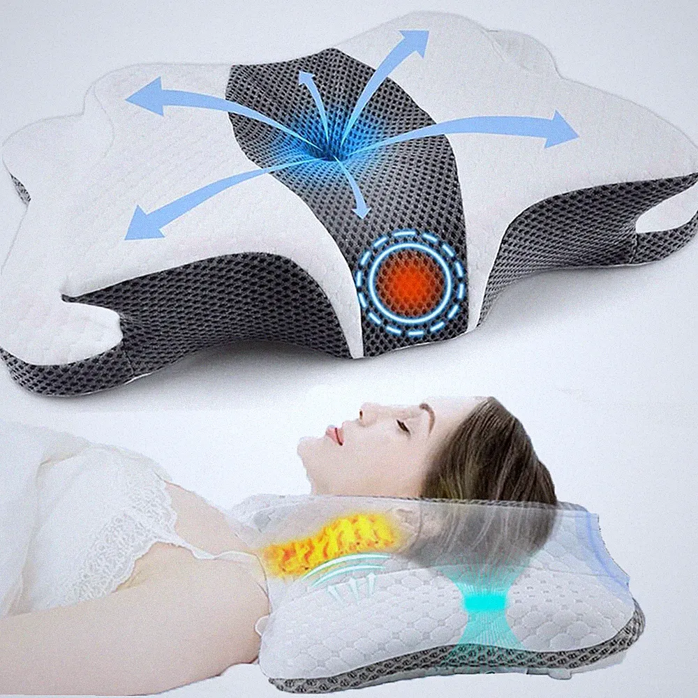 Nackenstützkissen Nackenkissen Memory Schaum Seitenschläferkissen Ergonomisches