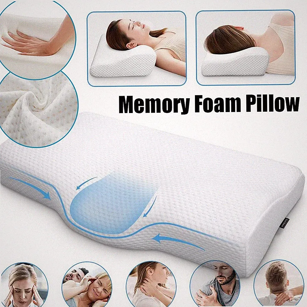 Nackenstützkissen Nackenkissen Orthopädisches Kopfkissen Ergonomische Form Kisse