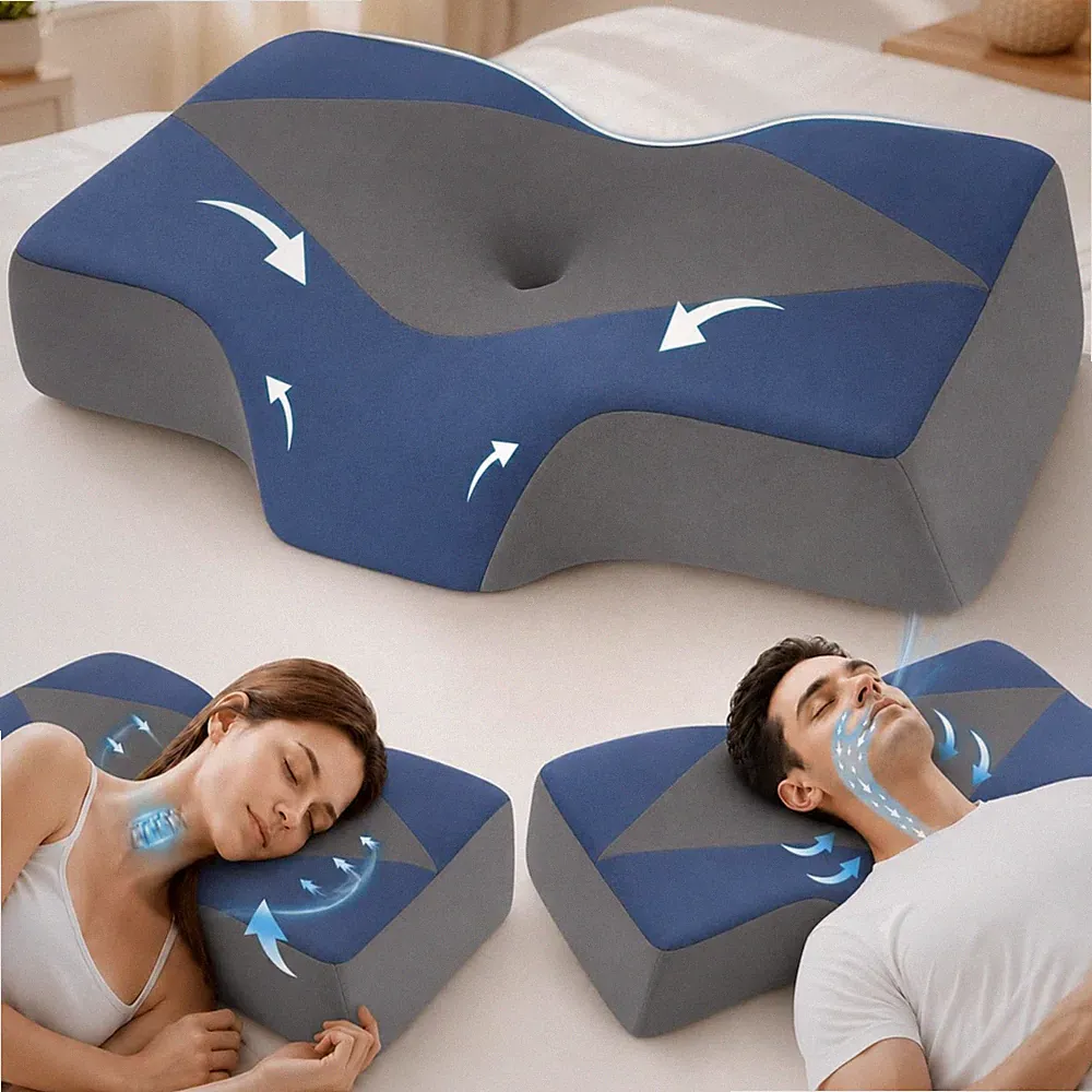 Nackenstützkissen Nackenschmerzen orthopädisch Memory Foam ergonomisch