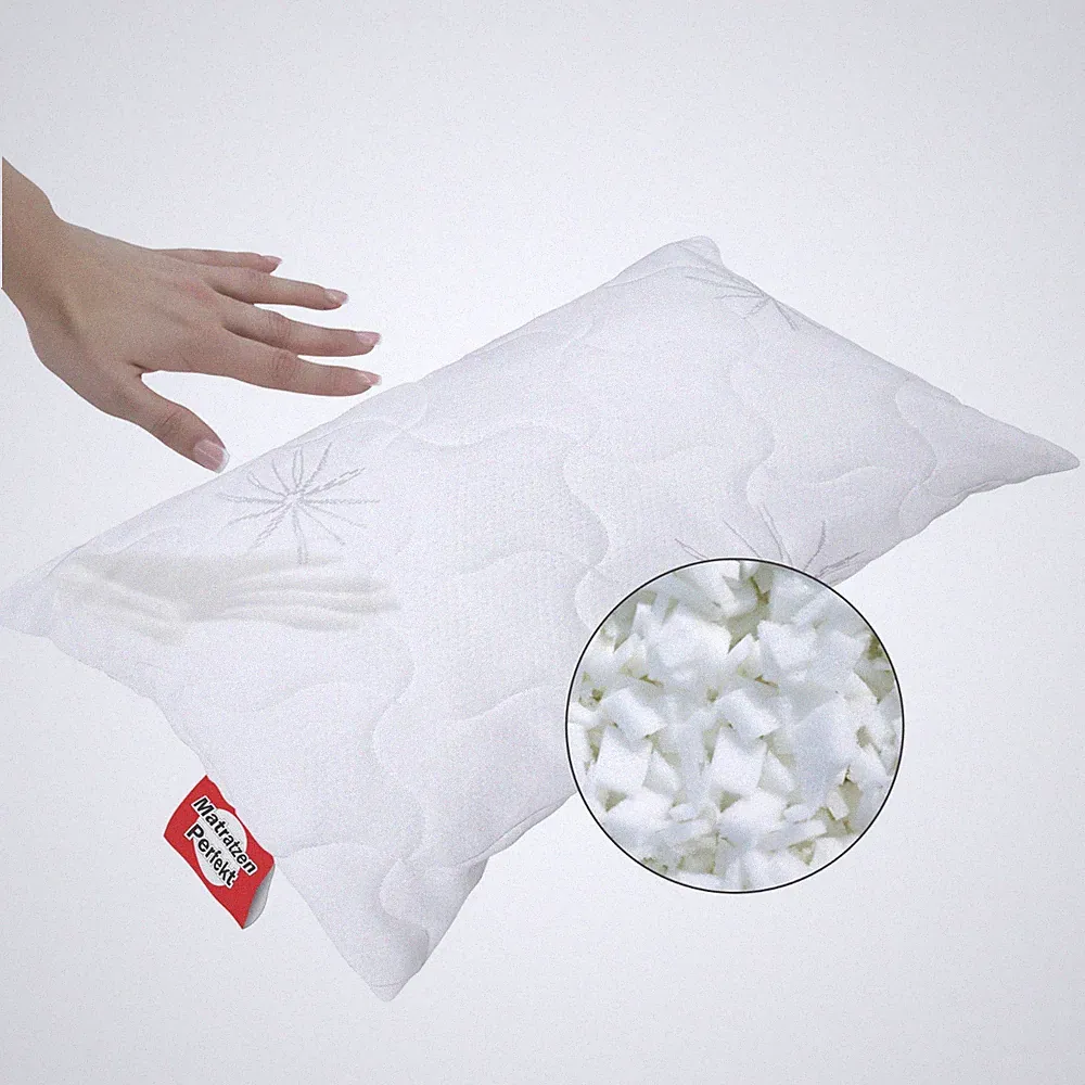 Nackenstützkissen orthopädisch Terra Med Memory Kissen Visco Schaum Stäbchen
