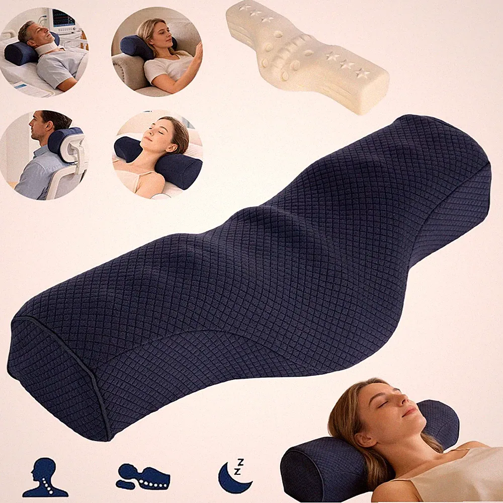 Nackenstützkissen Orthopädisches Kissen Kopfkissen Nackenkissen Nackenrolle