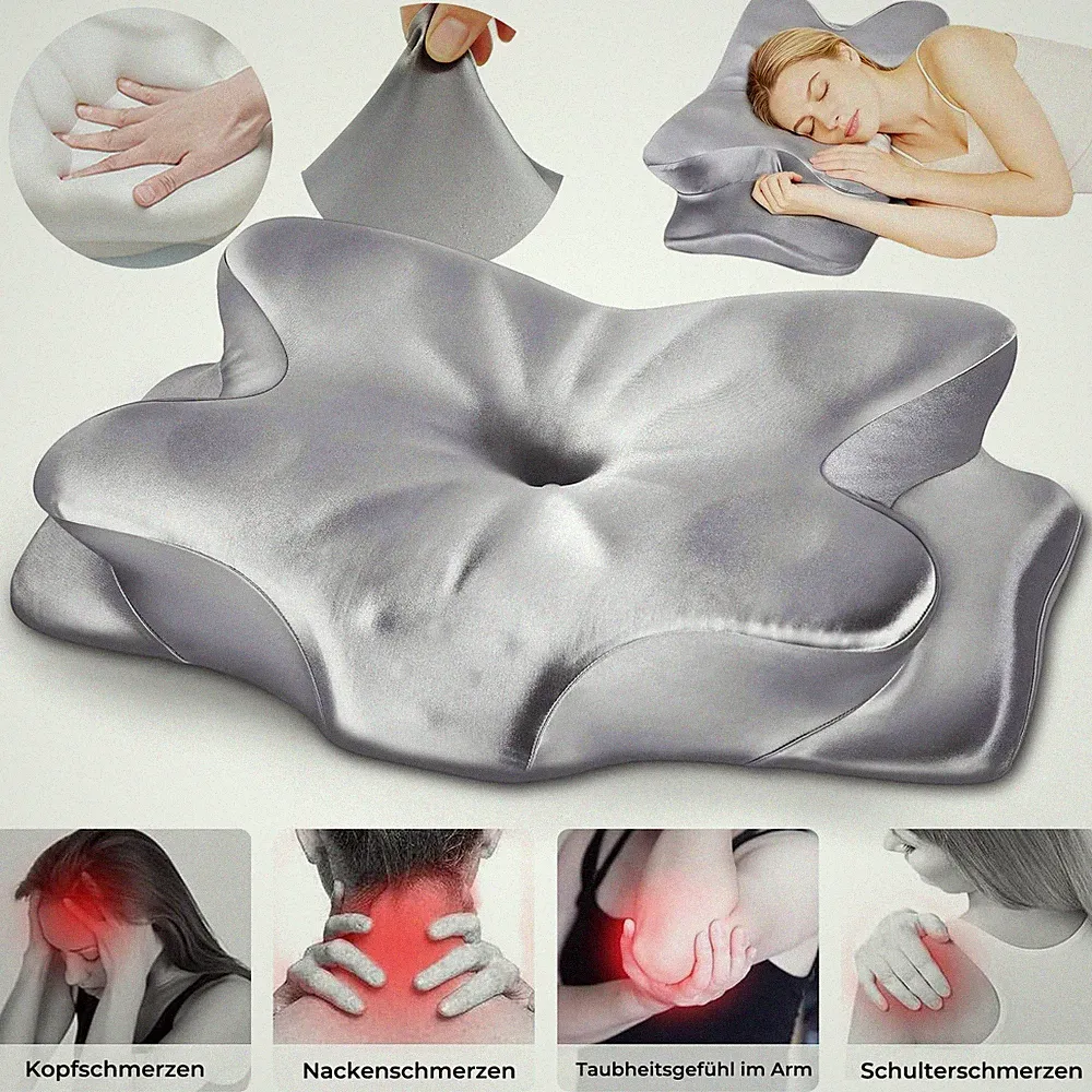 Nackenstützkissen Orthopädisches Kissen Kopfkissen Schlafkissen Memory Foam