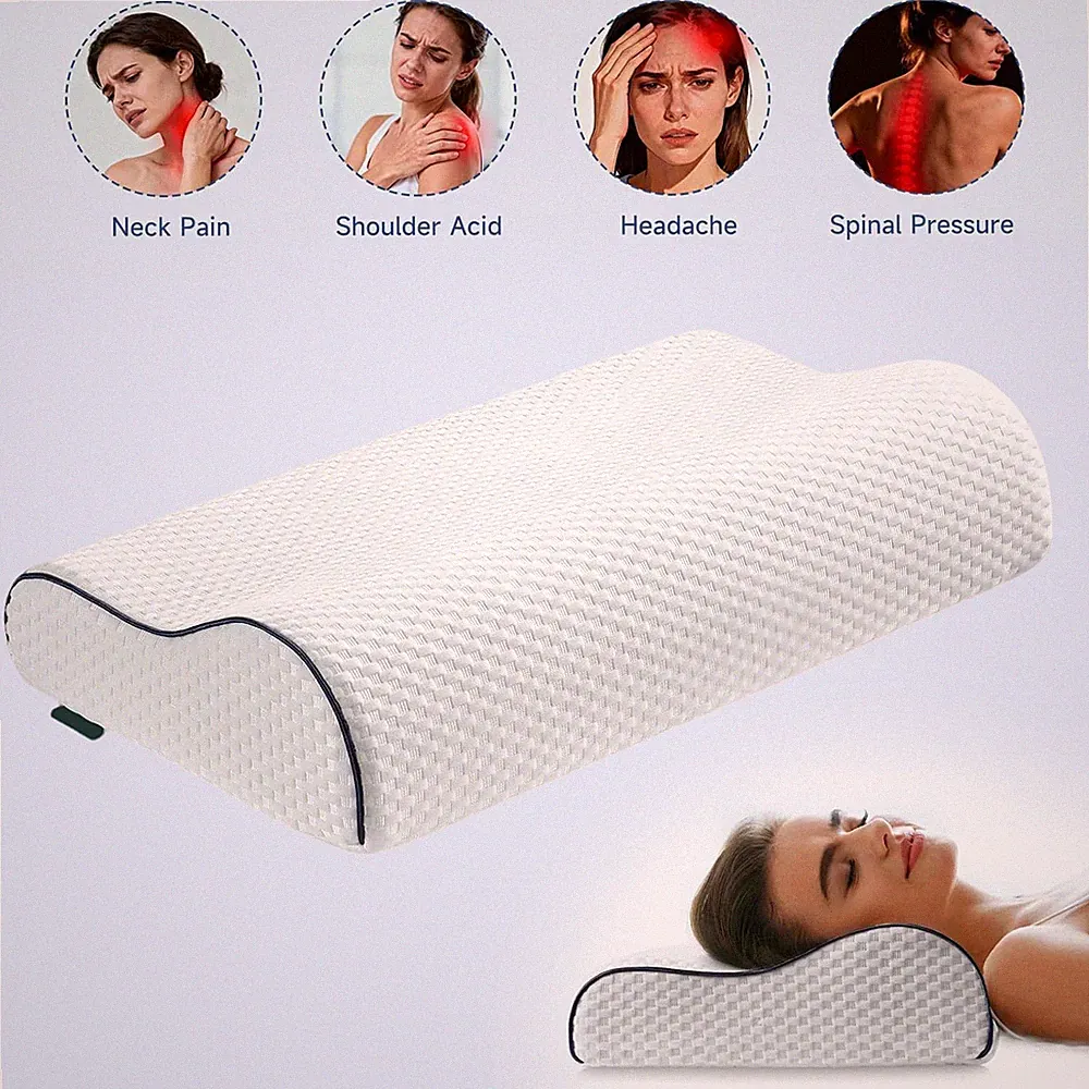 Nackenstützkissen Orthopädisches Kissen Memory Foam Kissen Antischnarchkissen
