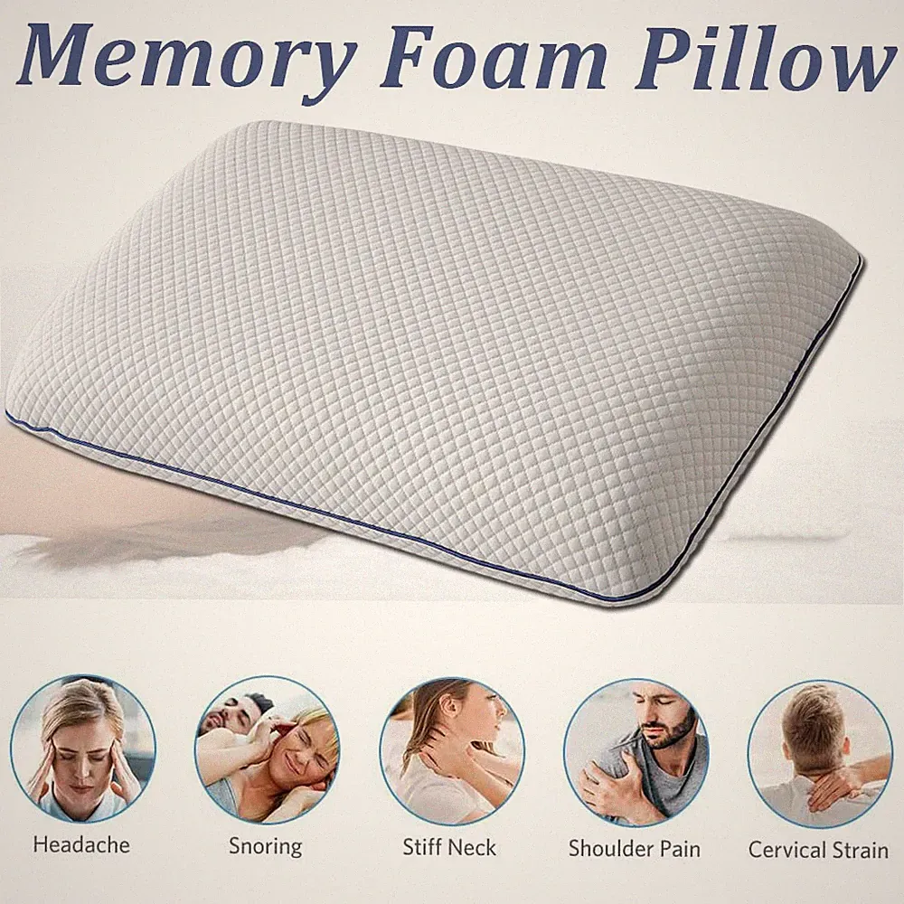 Nackenstützkissen Orthopädisches Kissen Memory Foam Nackenkissen Soft Kopfkissen