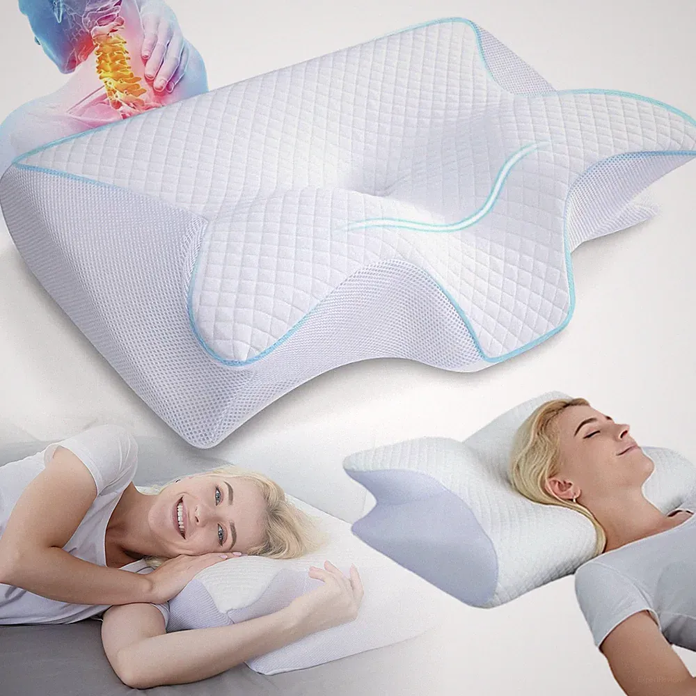 Nackenstützkissen Reisekissen Ergonomisch Schmerzen Orthopädisch Ergonomisch