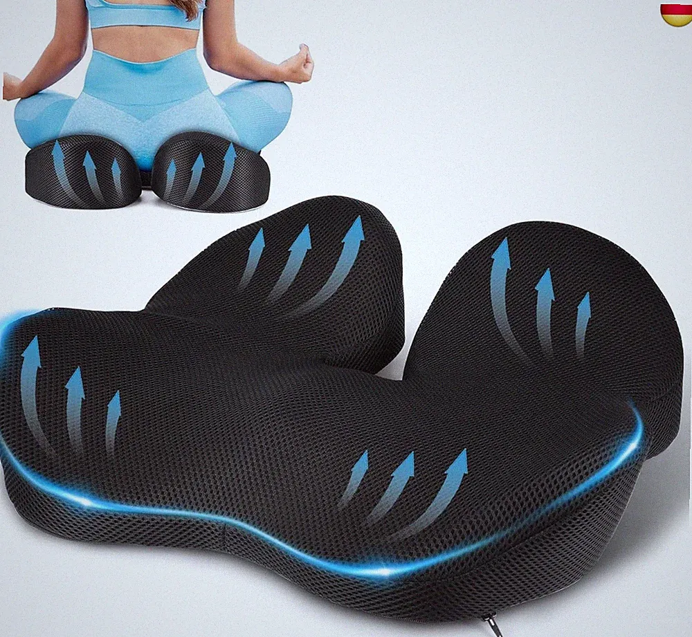 Nauotk Sitzkissen Orthopädischer Sitzring, Steißbein-Sitzkissen, S