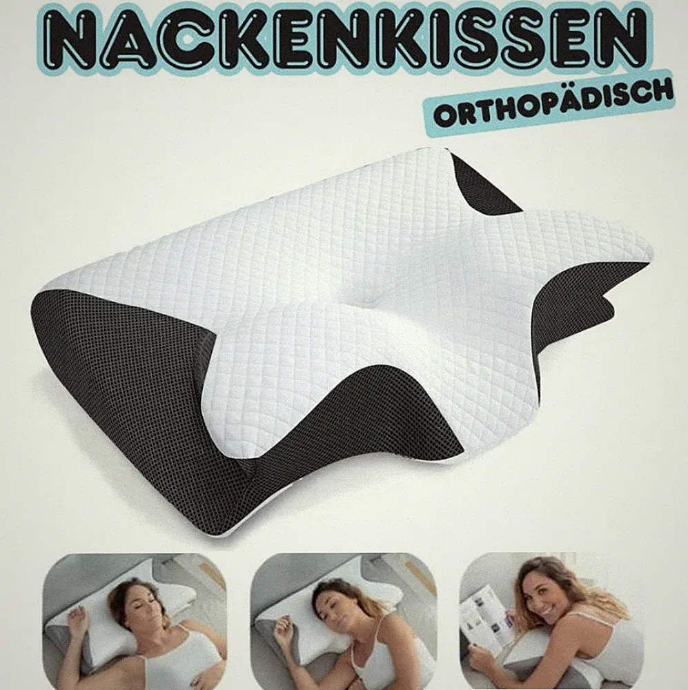 NEU Nacken Therapiekissen Memory Schaum Orthopädisch Ergonomisch Schmerzen ⭐⭐⭐⭐⭐