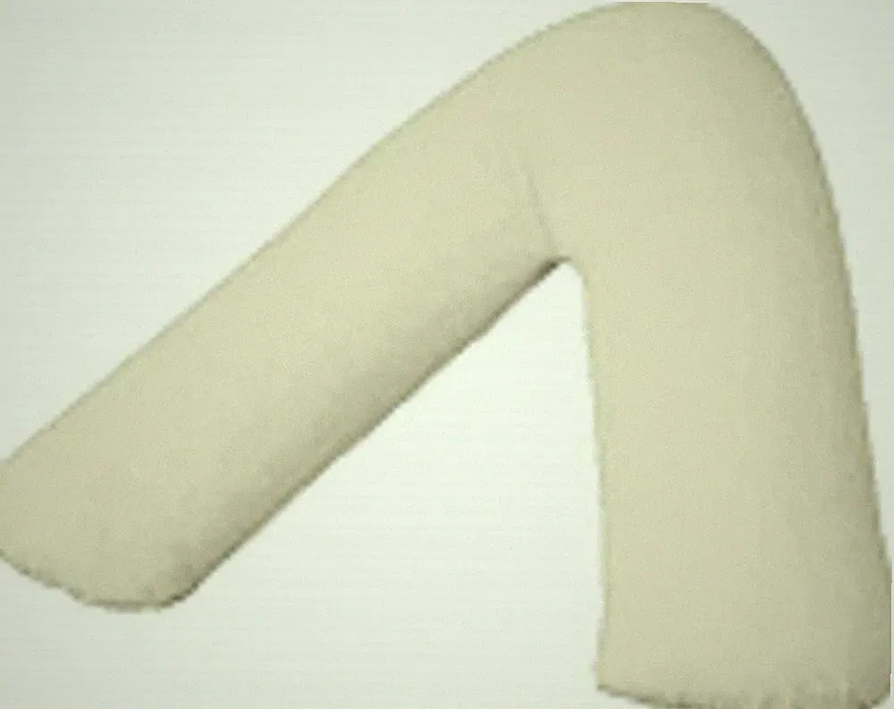 Neu V-förmiges orthopädisches KISSEN mit freier Farbvielfalt Polycotton Kissenbezug