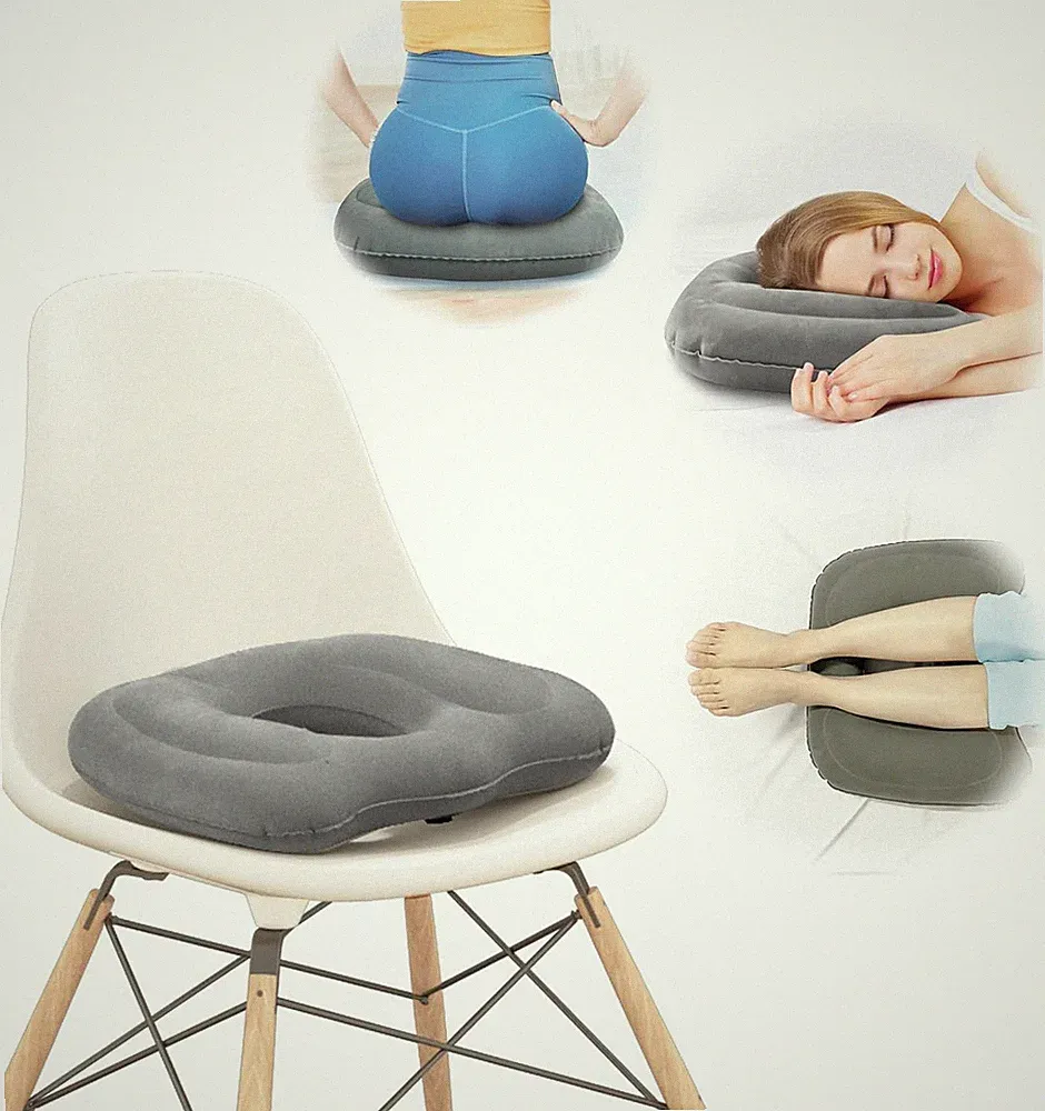 Nevife Aufblasbares Donut Sitzkissen, Orthopädisches Sitzkissen mit
