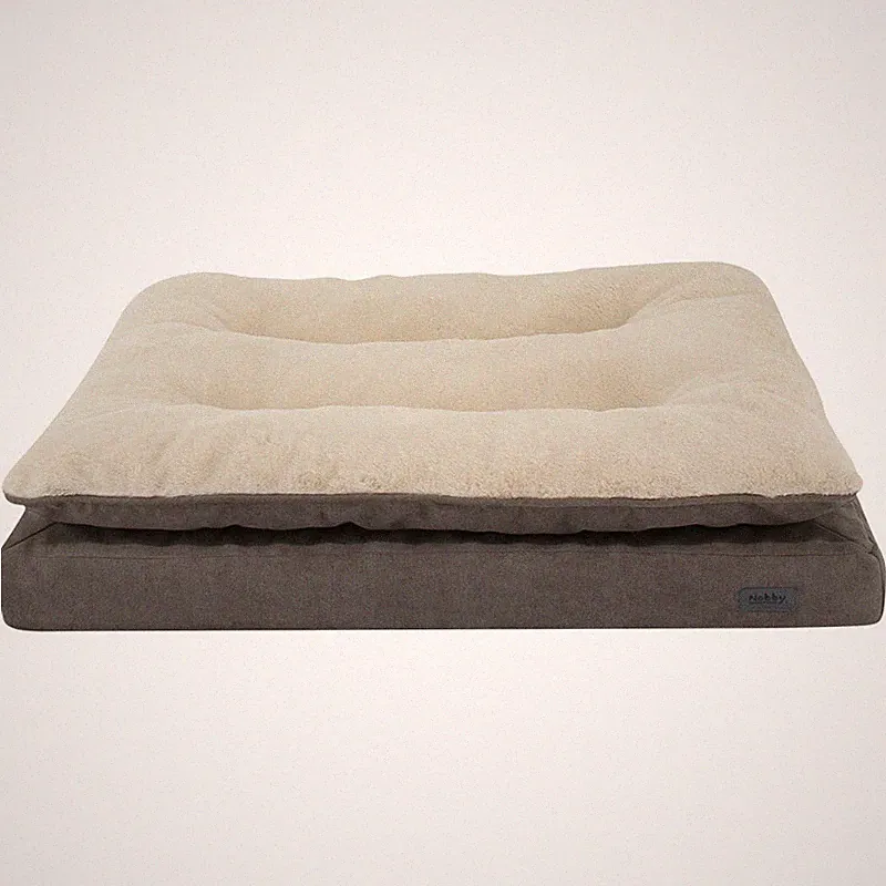 Nobby Hundekissen Komfort Vara braun/beige orthopädisch für Hunde