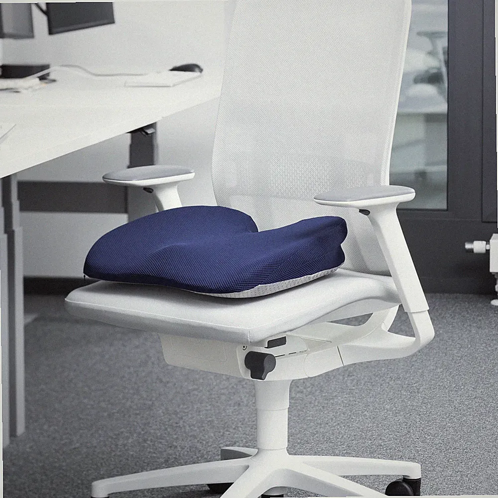 Original Orbisana Memory Foam orthopädisches Sitzkissen Stuhlkissen 45x35x10 cm