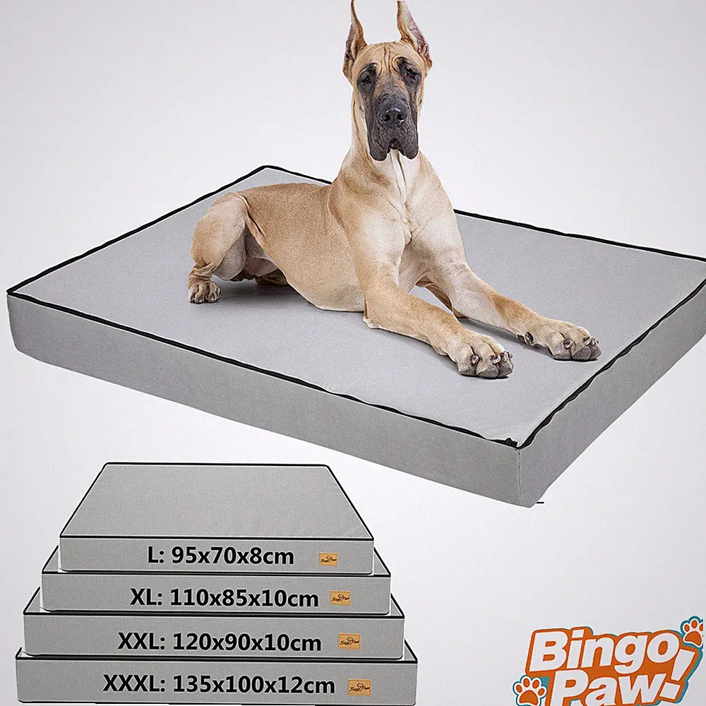 Orthopädisch Hundebett Flach Hundematratze Hundekissen XXL Waschbar Hundematte