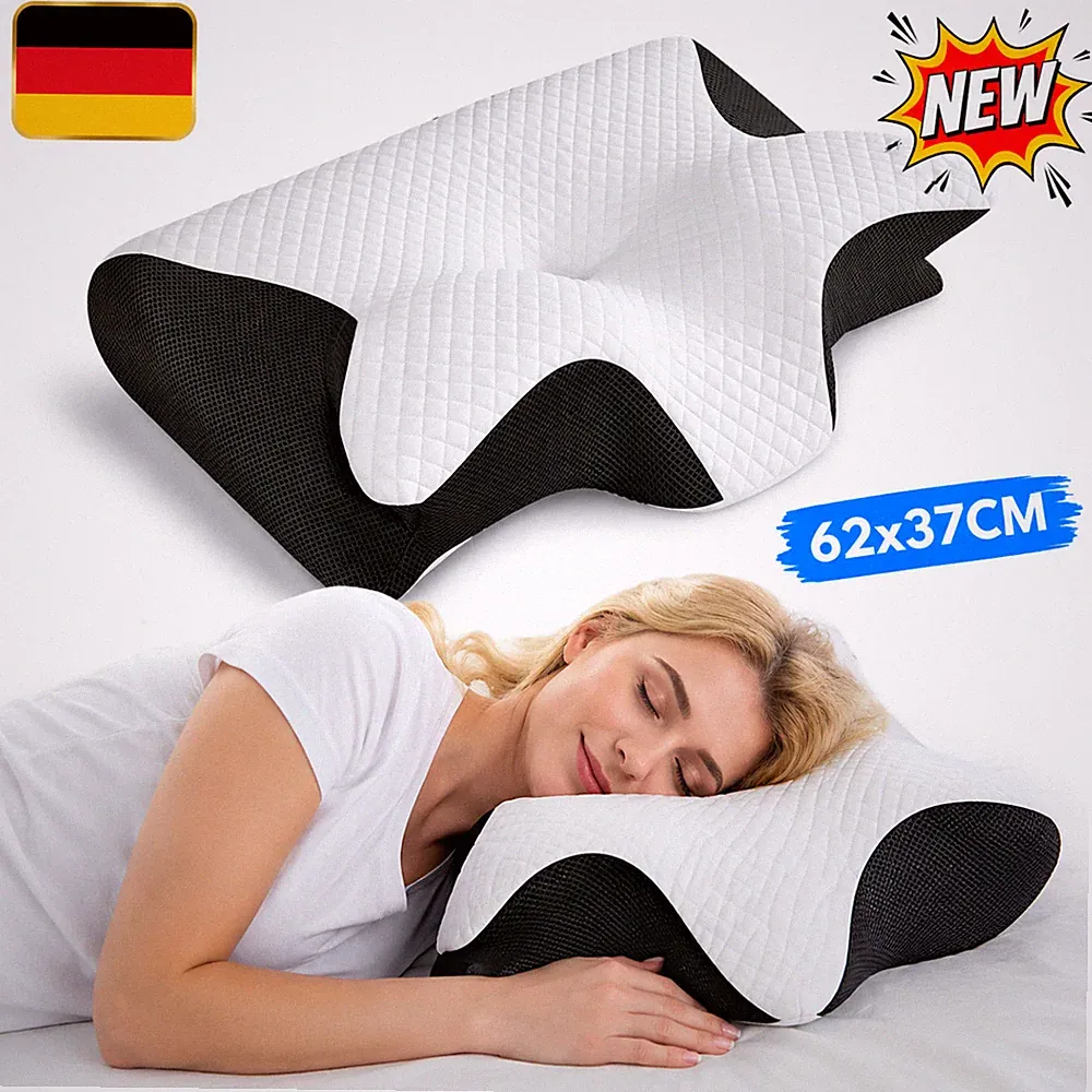 Orthopädisch Seitenschläferkissen Therapie Nackenkissen Ergonomisch Kopfkissen