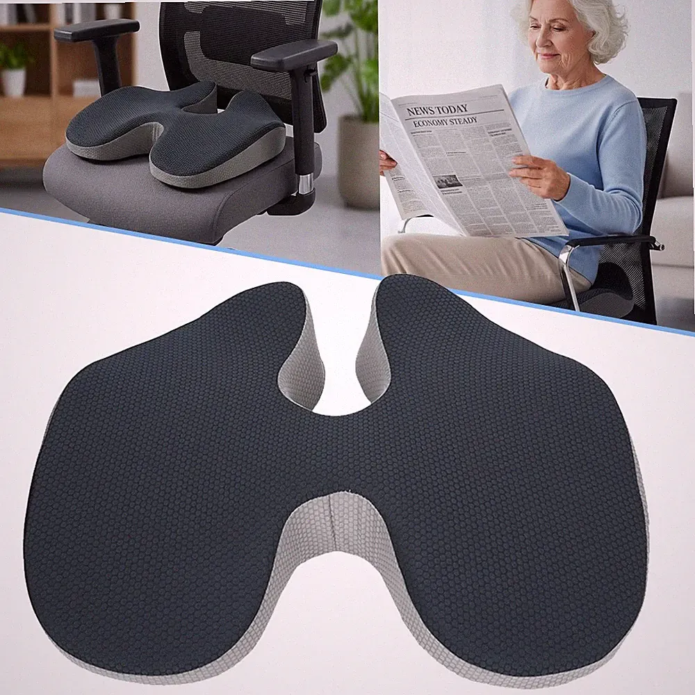 Orthopädisch Sitzkissen Memory Schaum Sitzkissen Bürostuhl Steißbeinkissen