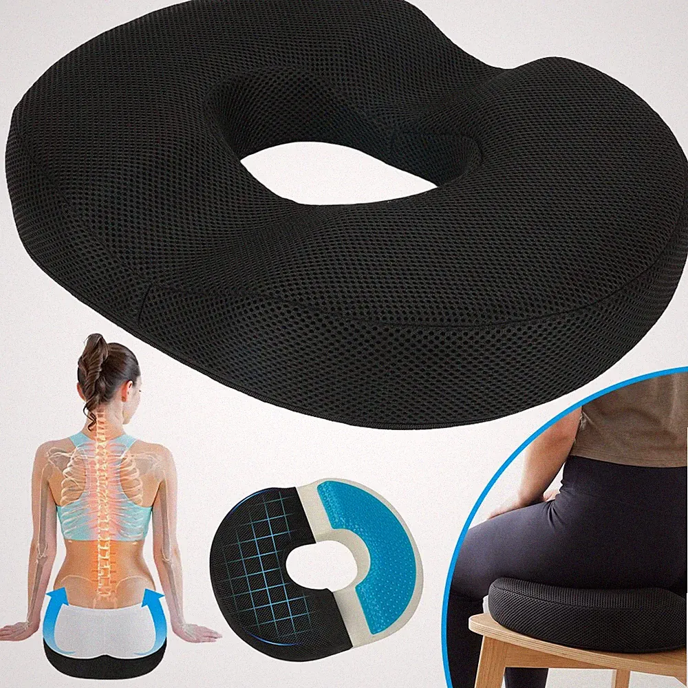 Orthopädisch Sitzkissen Sitzring Steißbeinkissen Donut Sitzkissen für Bürostuhl