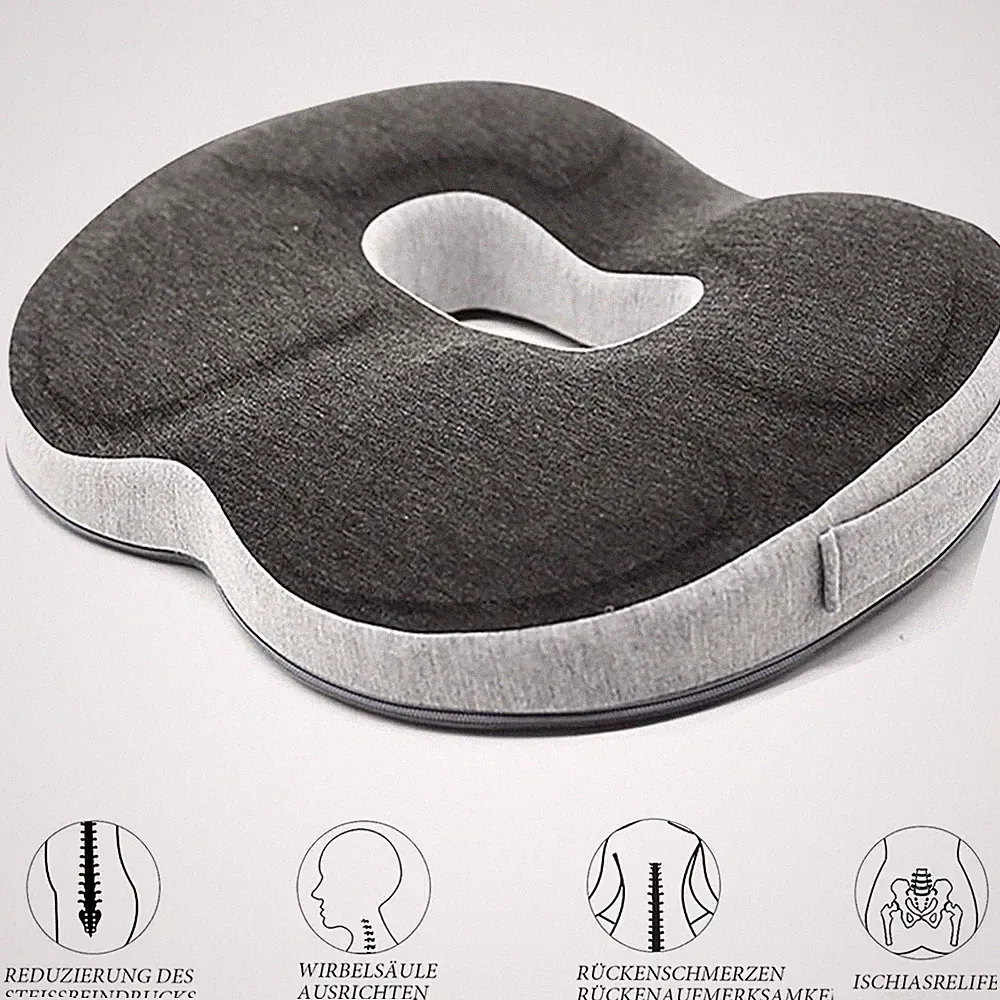 Orthopädisch Sitzring Sitzkissen Hämorrhoiden Steißbein Kissen Donut Sitzring