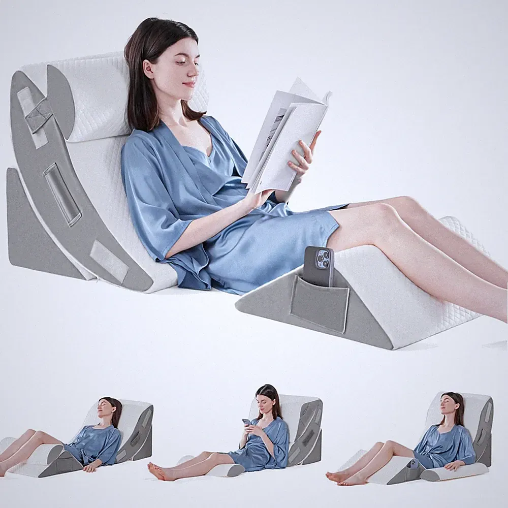 Orthopädische Keilkissen Bett Rücken Beine Nacken Reflux Schmerzhafter Schlaf