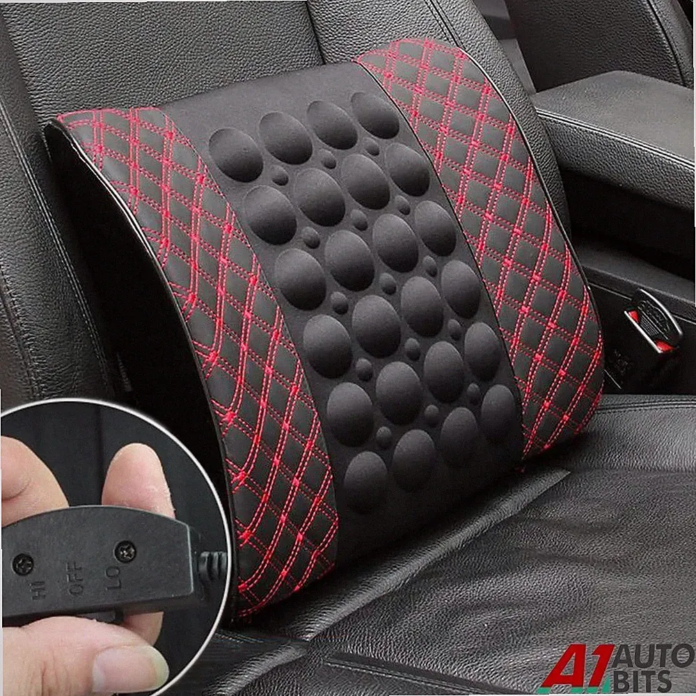 Orthopädische Massage-Vibrations Rücken-Lordosenstütze Sitzkissen Taxi Auto LKW