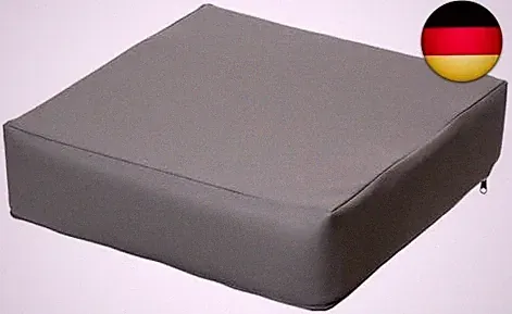 Orthopädische Sitzerhöhung | Kunstleder | 40x40x10cm | Grau