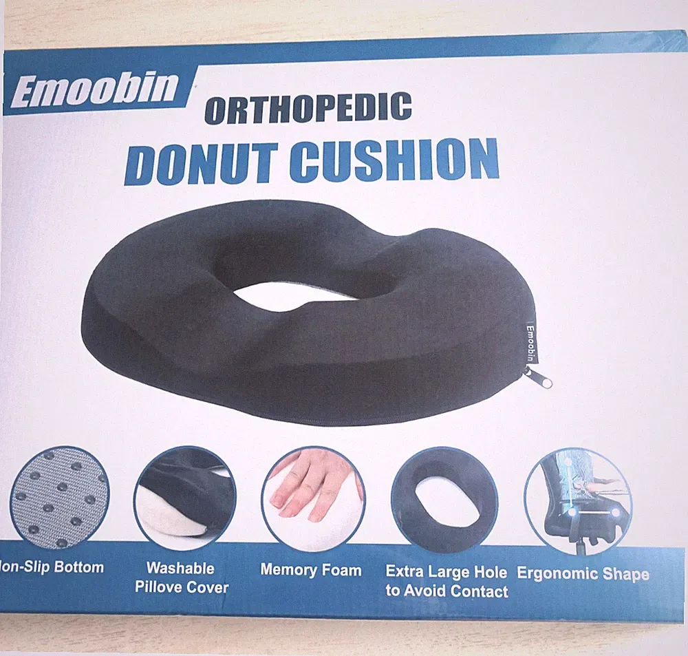 Orthopädische Sitzkissen Steißbein Komfort Emoobin Donut-Kissen Bürostuhl Neu