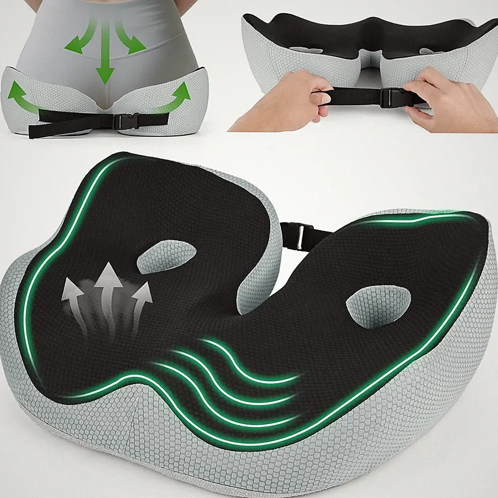Orthopädischer Comfort Kissen Sitzkissen Memory Foam Sitzkissen Ergonomisches
