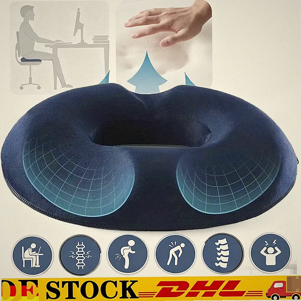 Orthopädischer Sitzring Hämorrhoiden Comfort Kissen Sitzkissen Anti Dekubitus