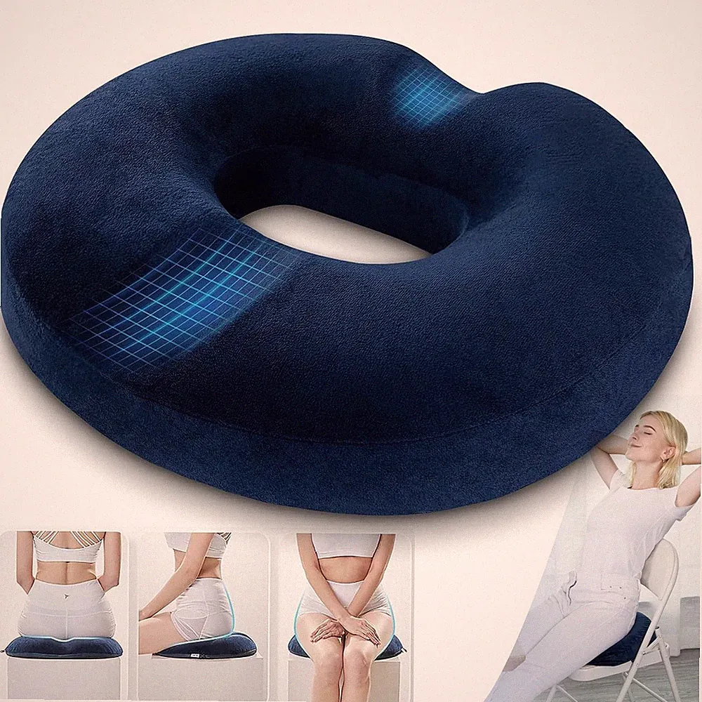Orthopädischer Sitzring Hämorrhoiden Kissen Sitzkissen Anti Dekubitus Blua
