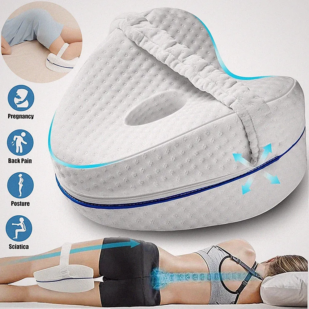 Orthopädisches Beinkissen Schlafkissen Kniekissen Seitenschläfer Memory Foam DE