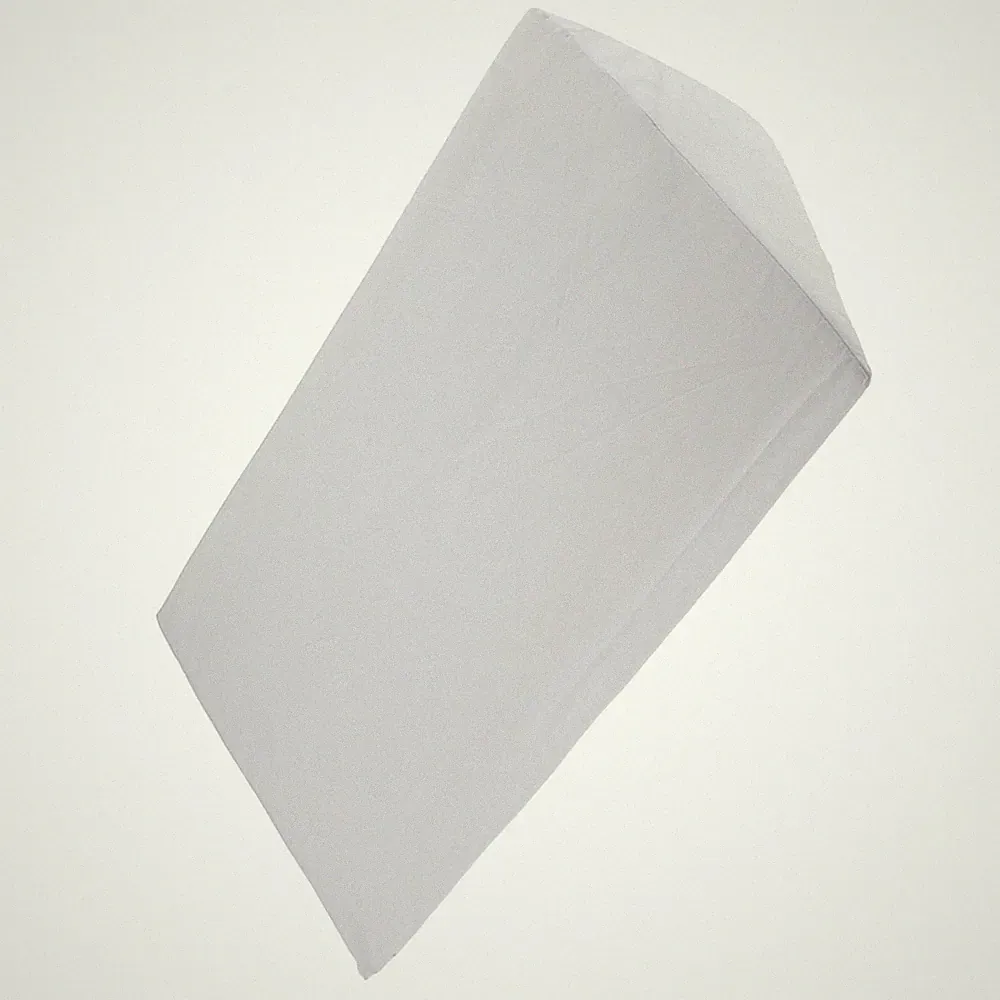 Orthopädisches Bettkeilkissen, weiches Stützkissen, 50 x 25 x 14 cm, Weiß