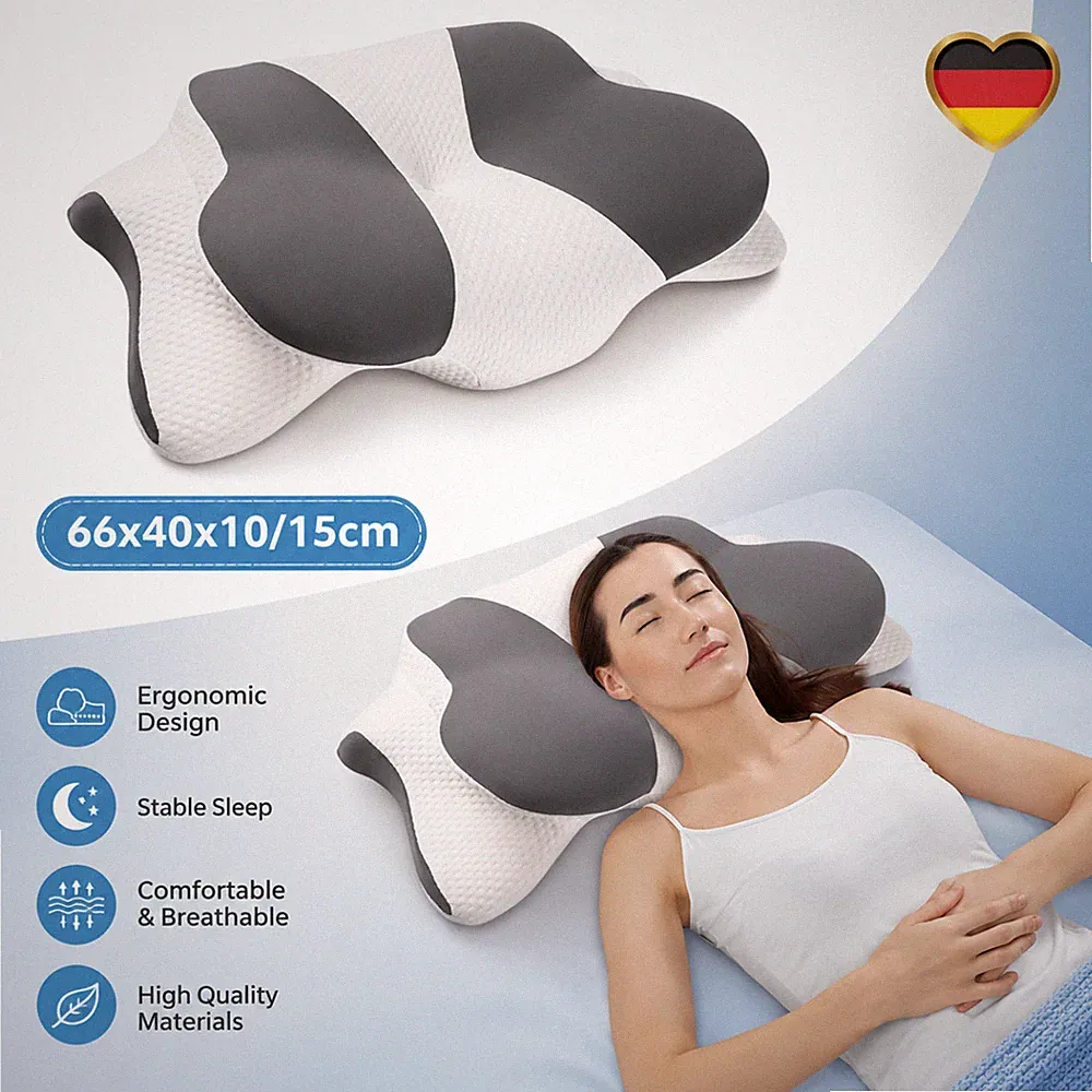 Orthopädisches Für Seitenschläfer Nackenstützkissen Memory Foam Ergonomisches
