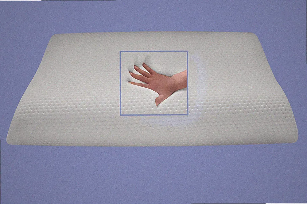 Orthopädisches Gel Gelschaum Kopfkissen gewellt Nackenkissen 80x40 cm weich soft