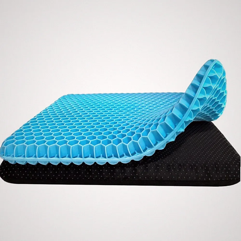 Orthopädisches Gel Sitzkissen - Atmungsaktiv, Rutschfest - 42 * 37 * 3.5cm