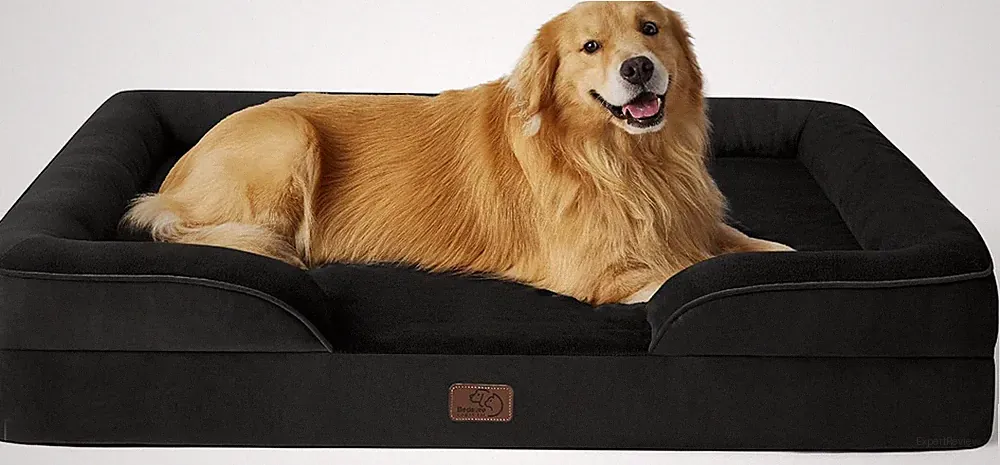 Orthopädisches Hundebett für große Hunde 122x89 cm Hundekissen Noppen waschbar