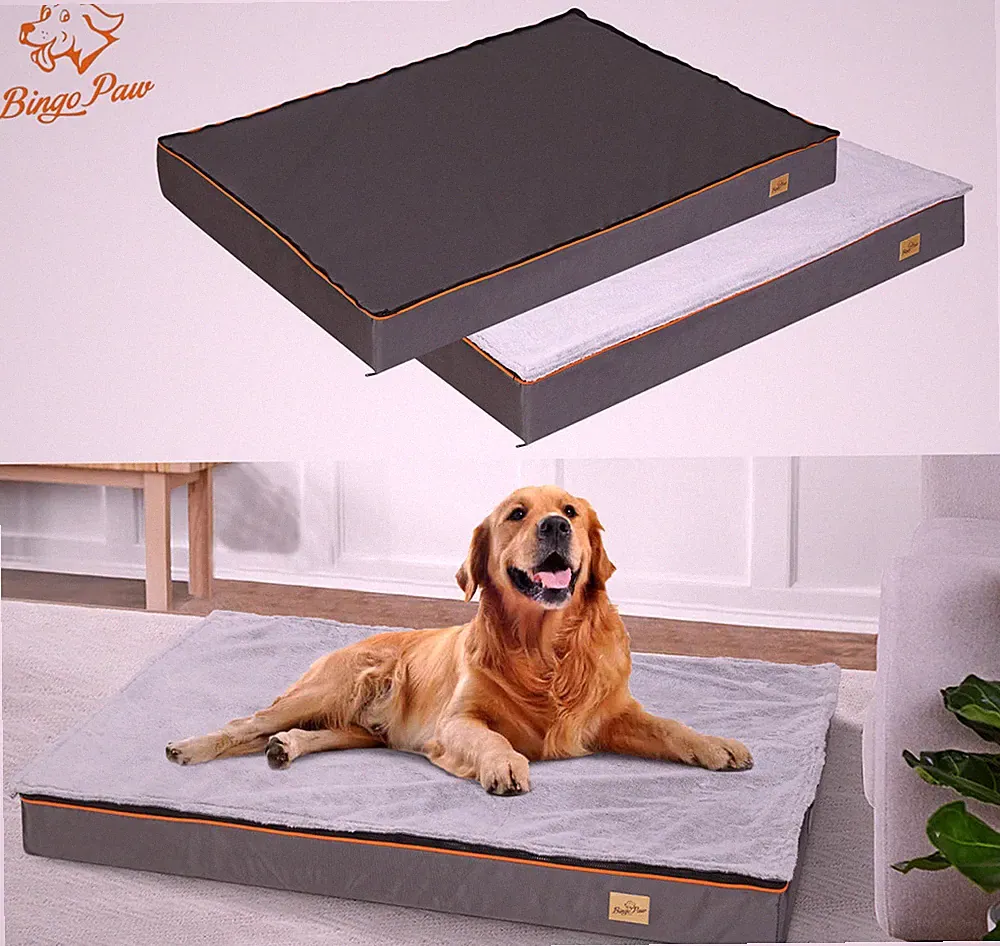 Orthopädisches Hundebett Hundesofa Hundekorb Hundekissen Haustierbett M-3XL Samt