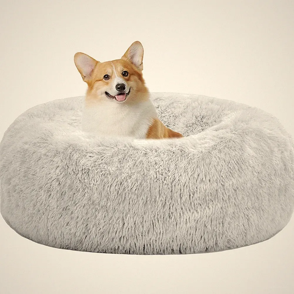 Orthopädisches Hundebett Rund Hundekissen Hundesofa Katzenbett Large