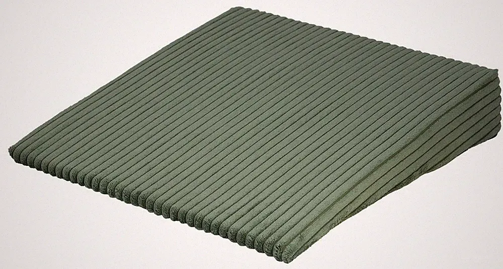 orthopädisches Keilkissen in Breitcord 38x38x7/1 cm in 4 Farben