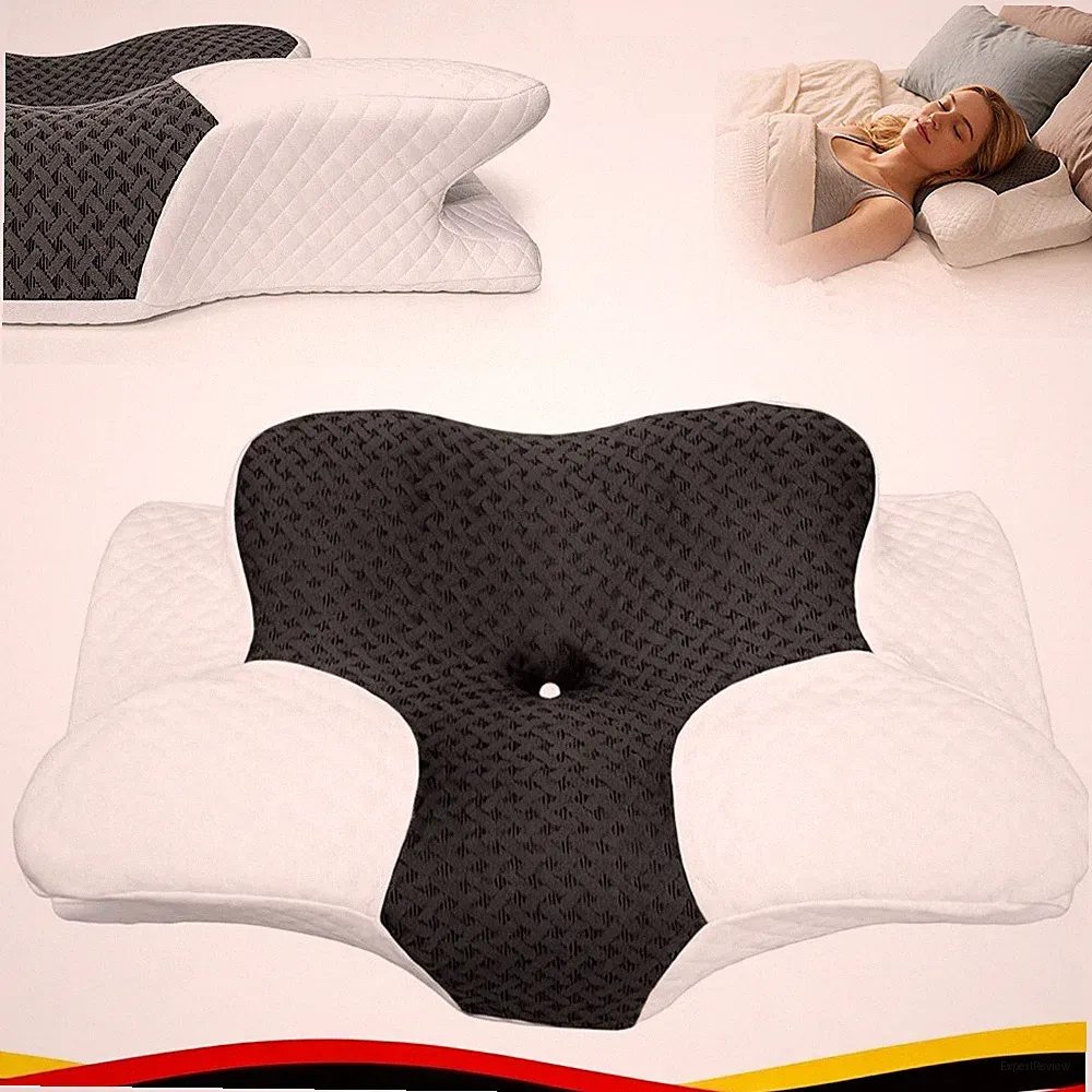 Orthopädisches Kissen Ergonomisches Nackenstützkissen Memory Foam 62*41*13cm DHL