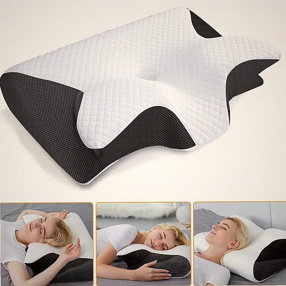 Orthopädisches Kissen Ergonomisches Nackenstützkissen Memory Foam Kopfkissen