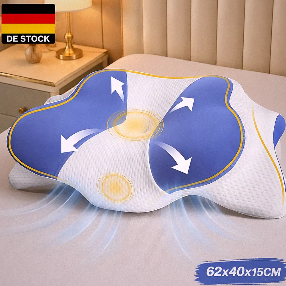 Orthopädisches Kissen Kopfkissen Memory Foam Ergonomisches Für Bauchschläfer