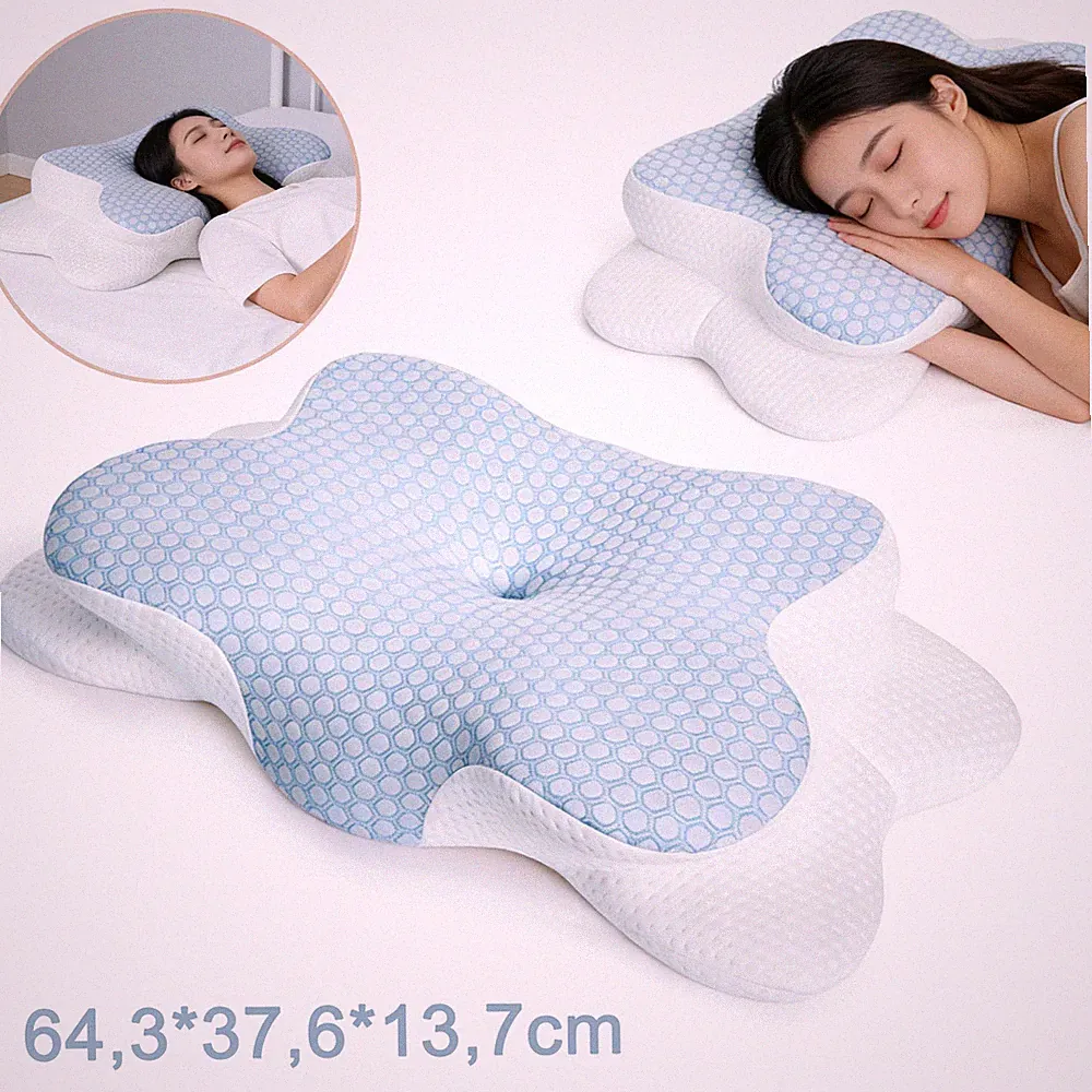 Orthopädisches Kissen Kopfkissen Memory Foam Nackenstützkissen Ergonomisches