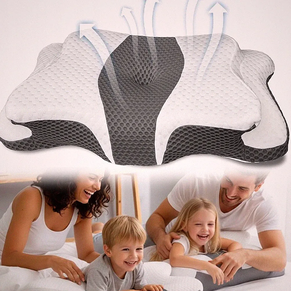 Orthopädisches Kissen Kopfkissen Nackenschmerzen Memory Foam Nackenstützkissen