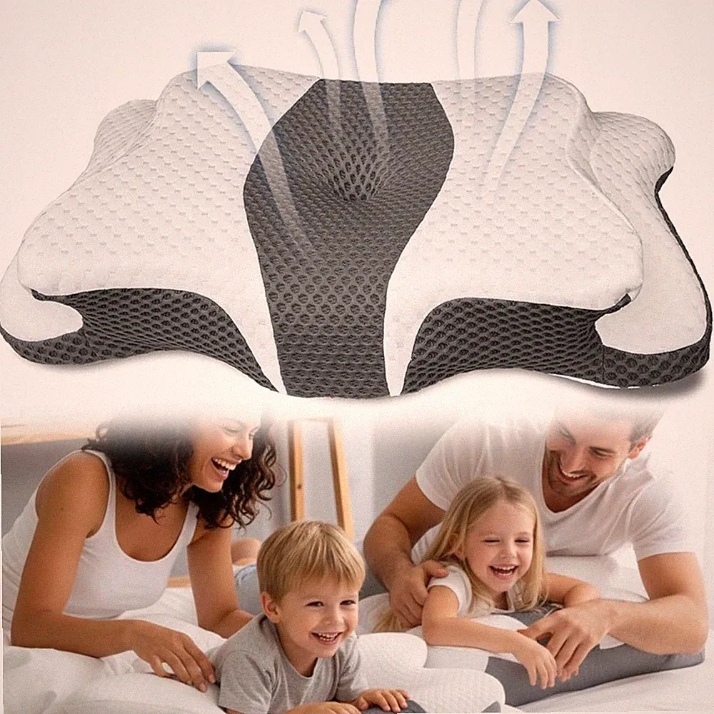 Orthopädisches Kissen Kopfkissen Nackenschmerzen Memory Foam Nackenstützkissen